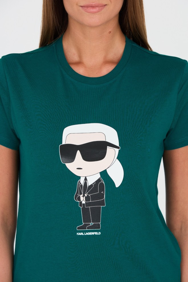 KARL LAGERFELD Green Karl t-shirt