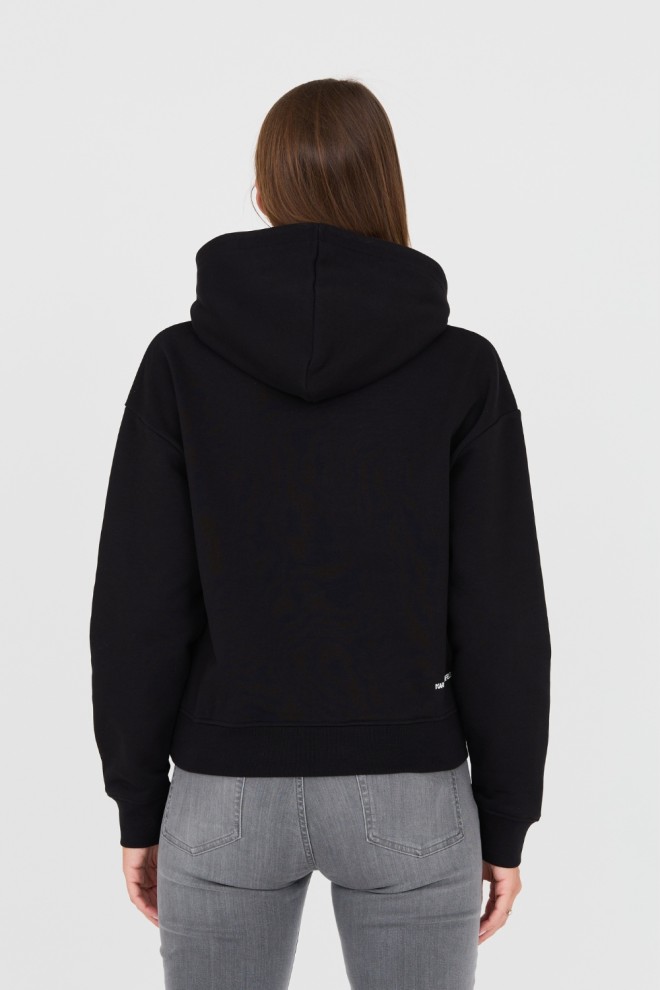 KARL LAGERFELD Czarna bluza Ikonik