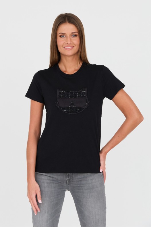 KARL LAGERFELD Black Boucle...