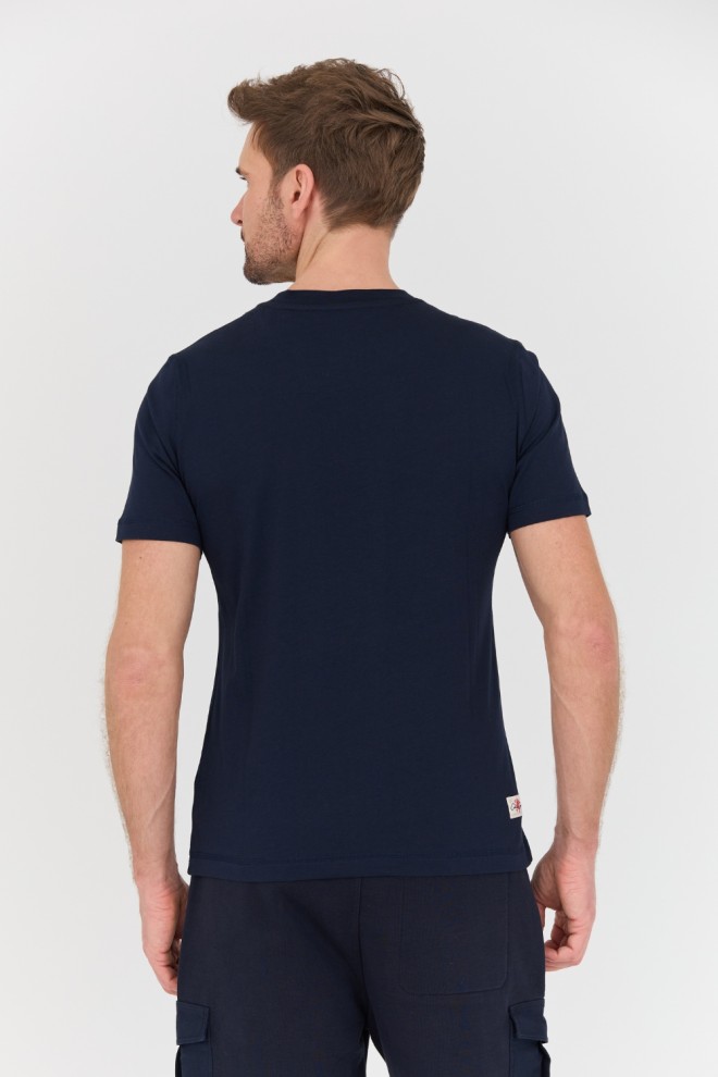 AERONAUTICA MILITARE Navy blue M.C. t-shirt.
