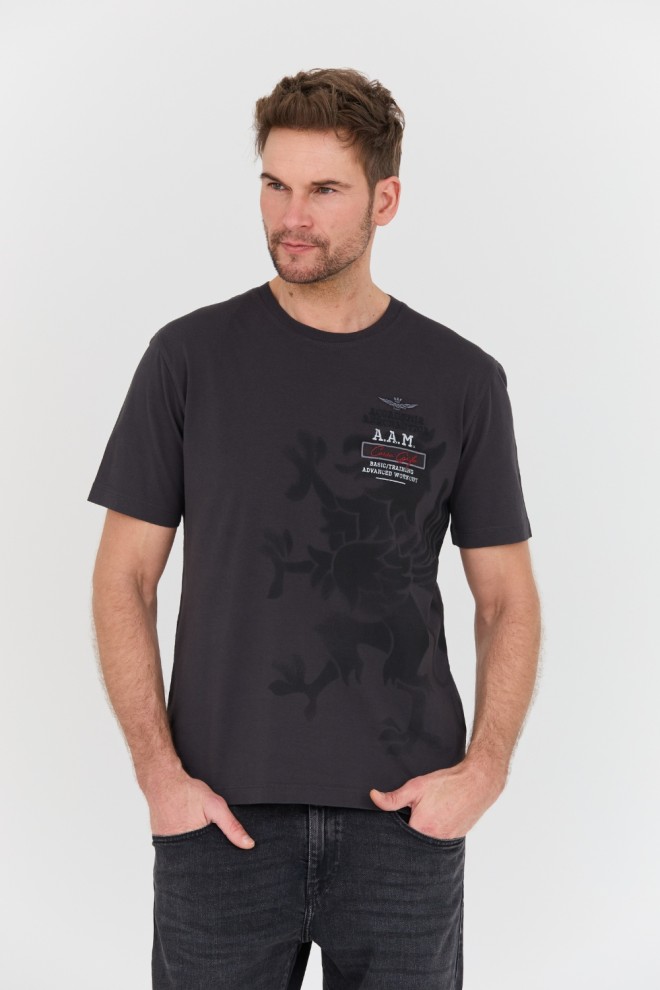 AERONAUTICA MILITARE Graphite M.C. t-shirt.