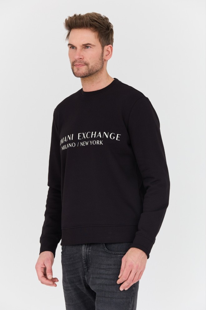 ARMANI EXCHANGE Black sweatshirt