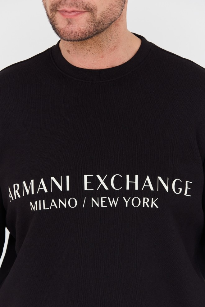 ARMANI EXCHANGE Czarna bluza