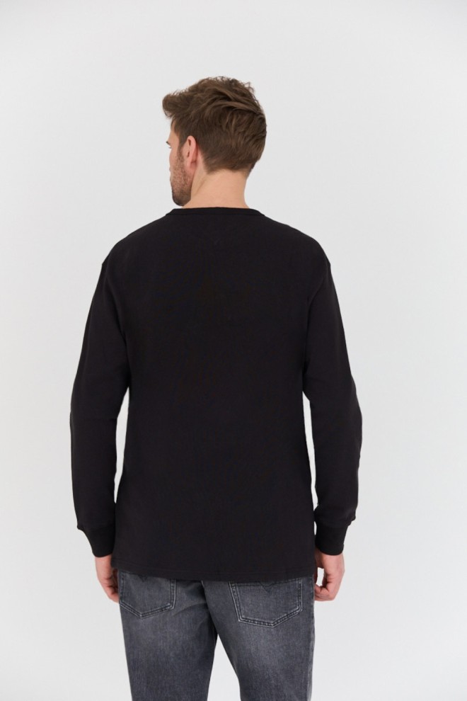 TOMMY JEANS Чорний лонгслів