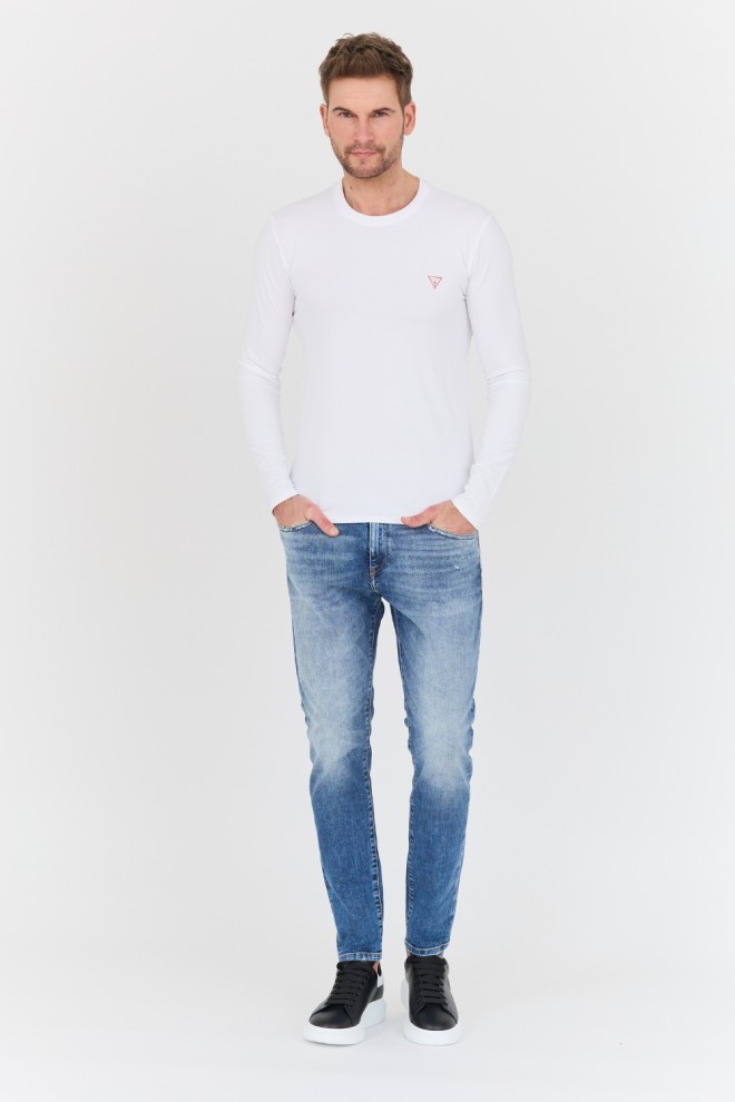 GUESS White Core Tee Longsleeve