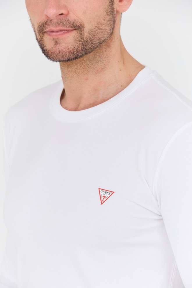 GUESS White Core Tee Longsleeve