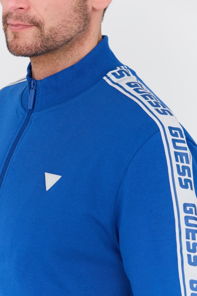 GUESS Blue Full Zip Sweatshirt