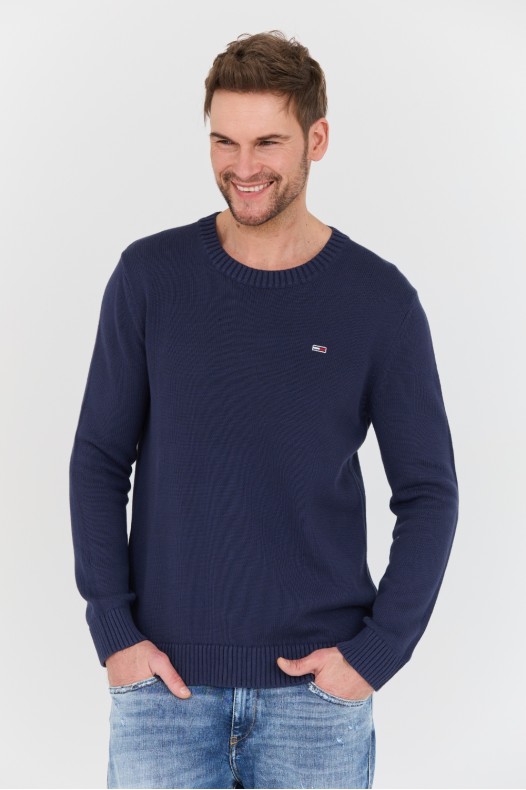 TOMMY JEANS Navy blue sweater