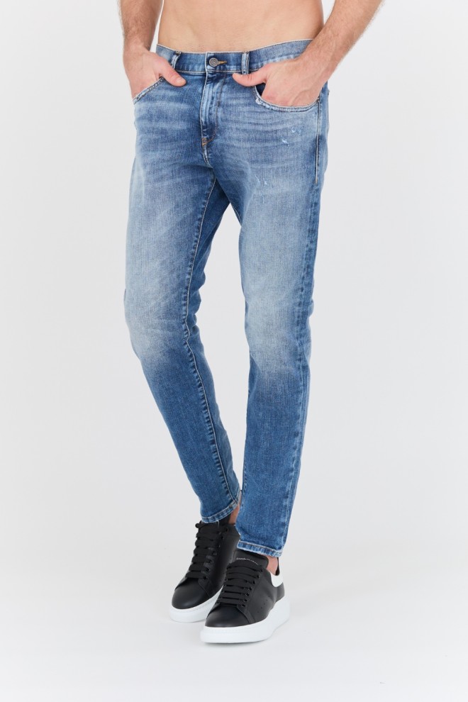 DIESEL Niebieski jeansy D-Struktslim jeans