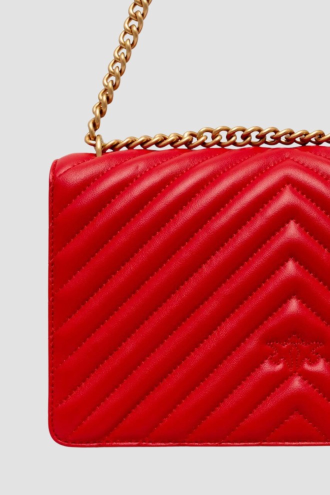 PINKO Czerwona torebka Love One Classic