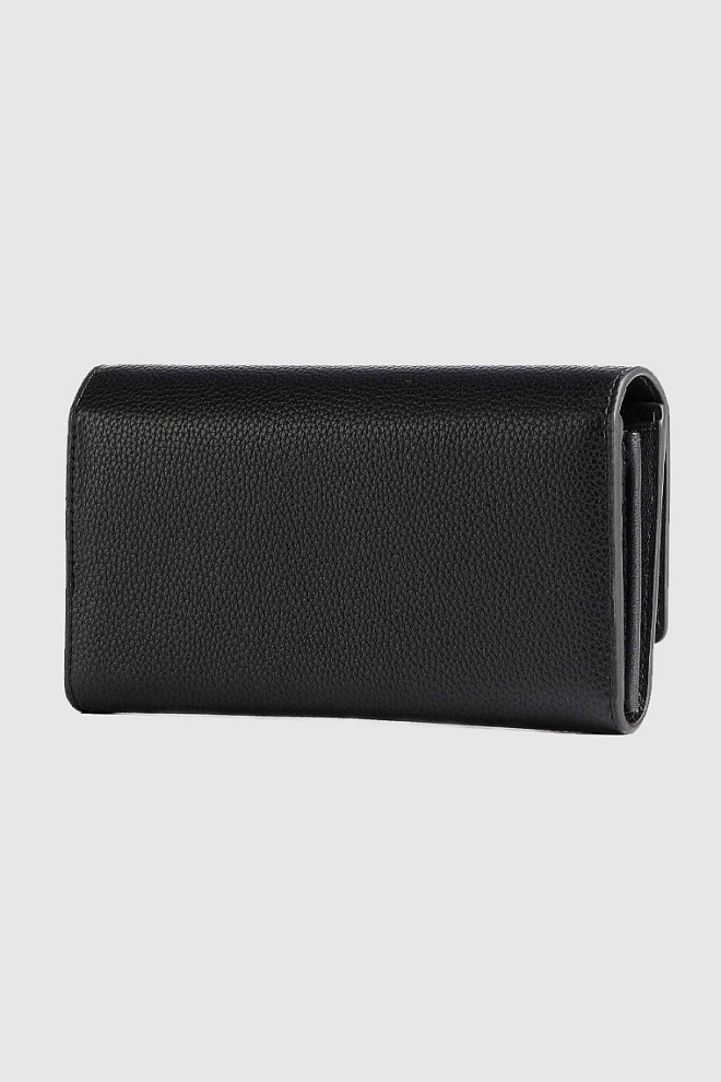 EMPORIO ARMANI Duży czarny portfel damski