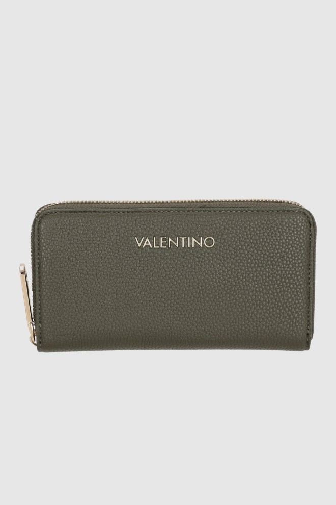 VALENTINO Zielony portfel Ring Re