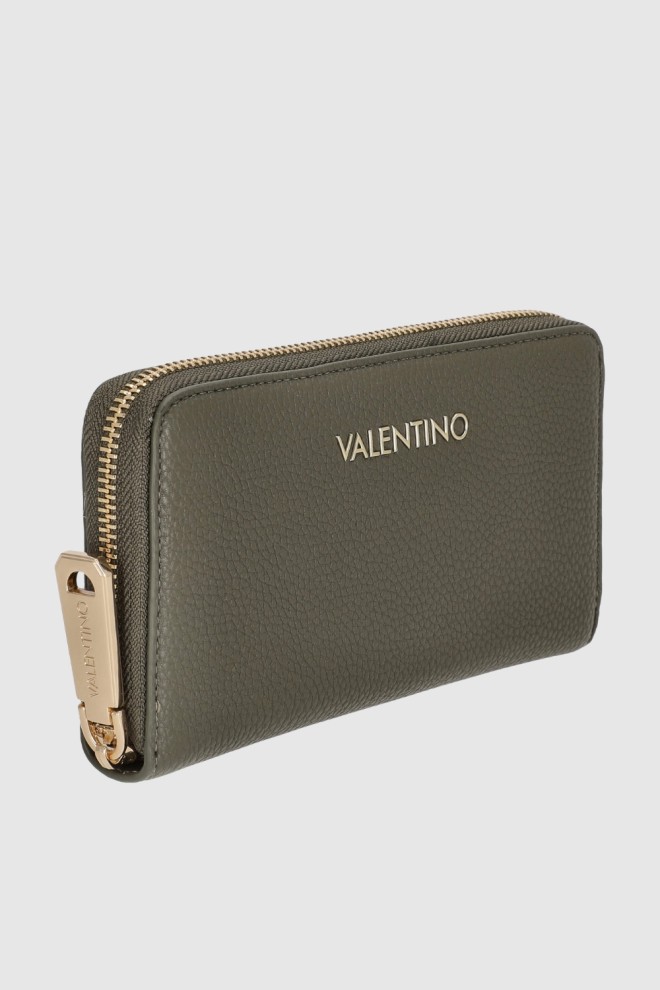 VALENTINO Zielony portfel Ring Re