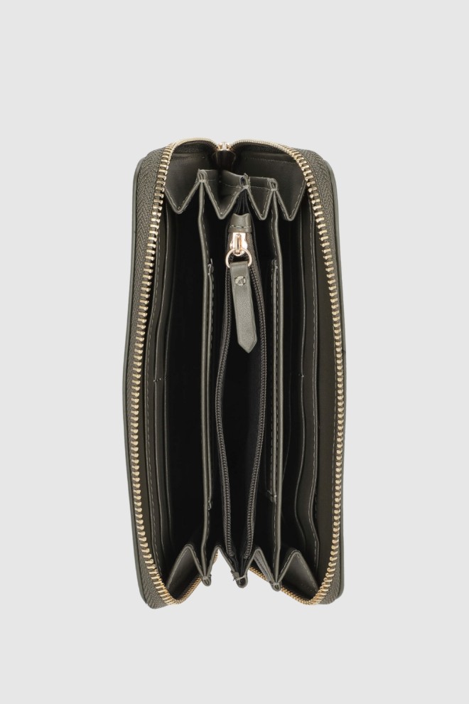 VALENTINO Zielony portfel Ring Re