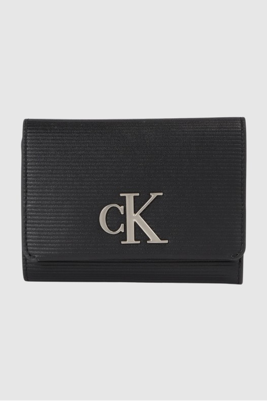 CALVIN KLEIN Czarny portfel