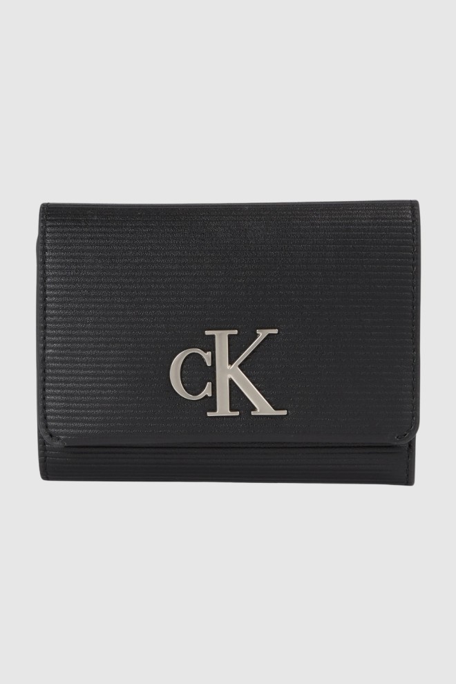 CALVIN KLEIN Czarny portfel