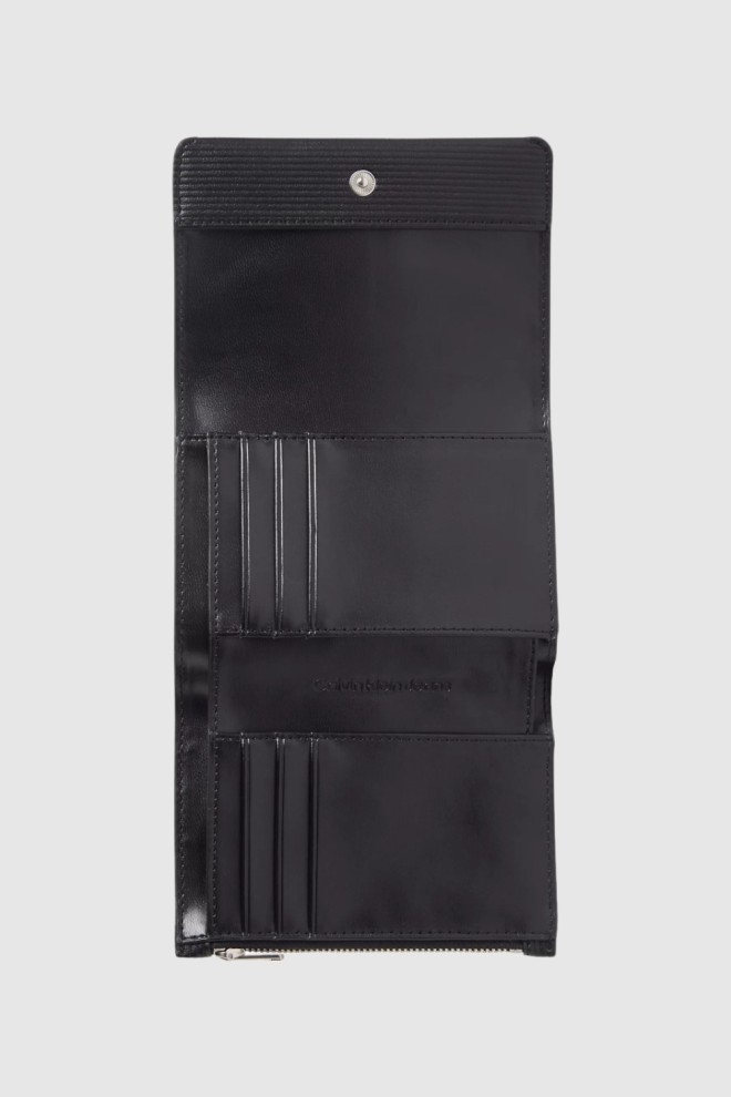 CALVIN KLEIN Czarny portfel