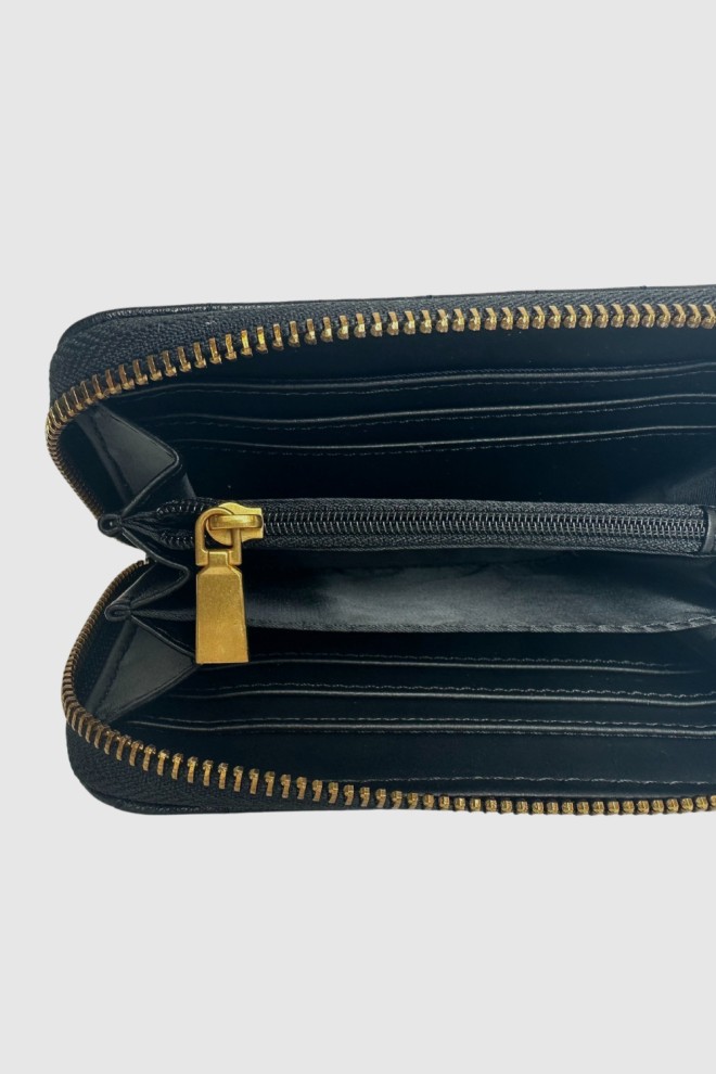 GUESS Czarny średni portfel Tia