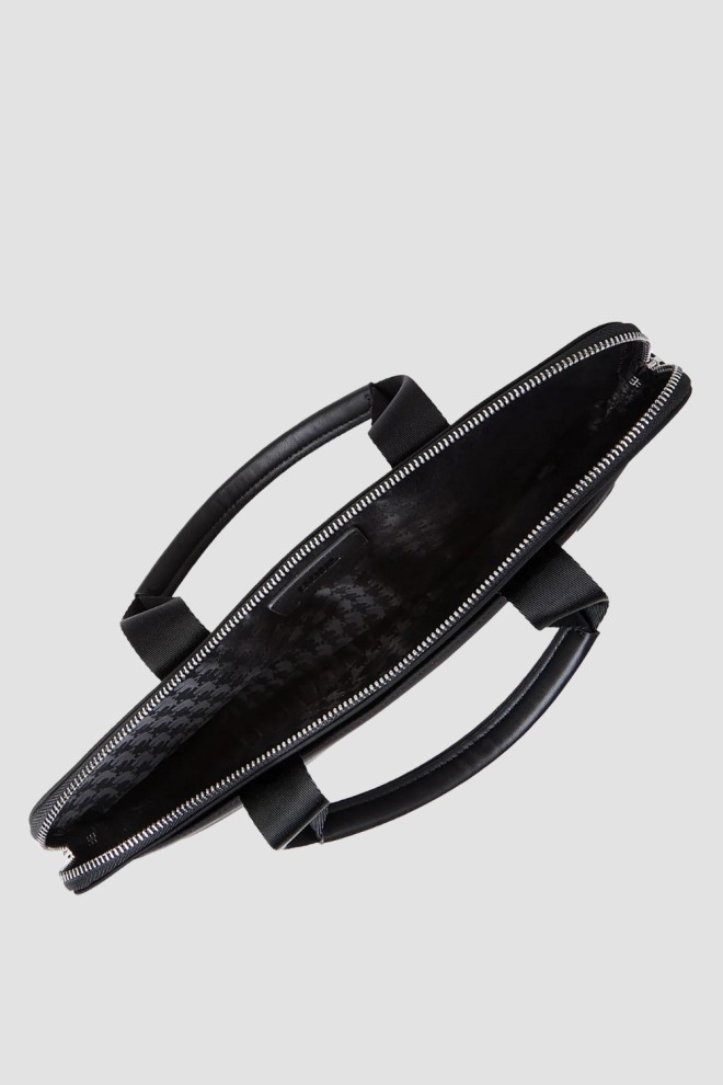 KARL LAGERFELD Czarna torebka na laptop