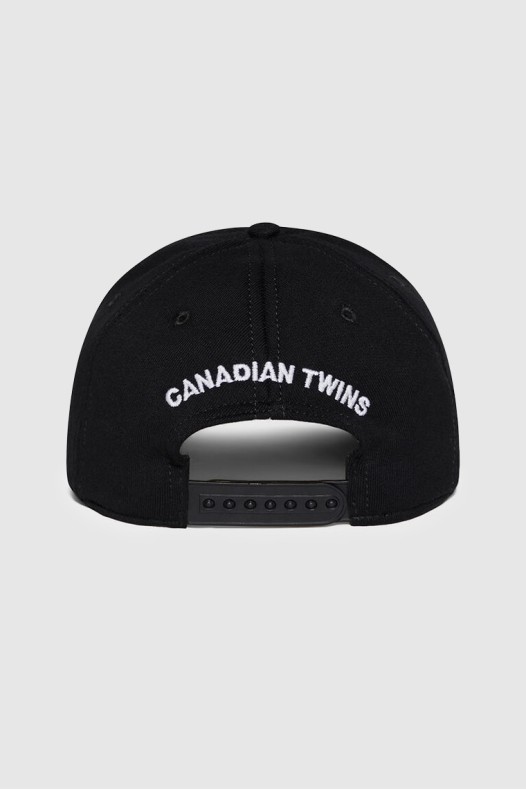 DSQUARED2 Чорна бейсболка з...