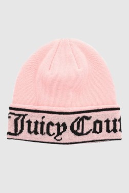JUICY COUTURE Różowa czapka...