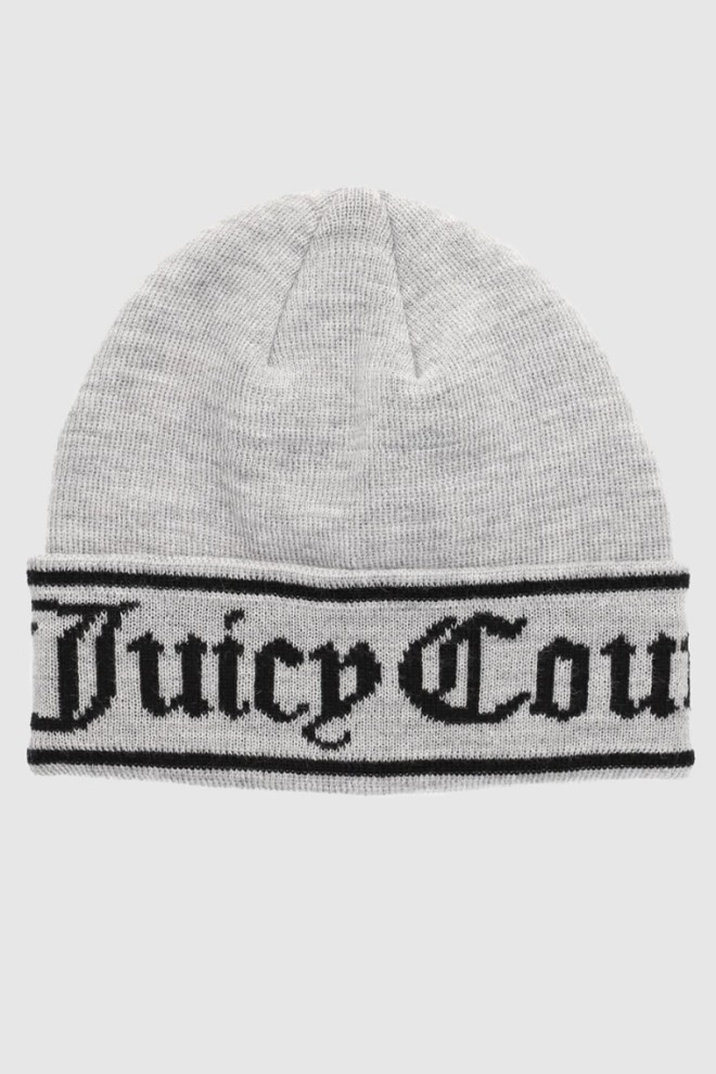 JUICY COUTURE Szara czapka z logo