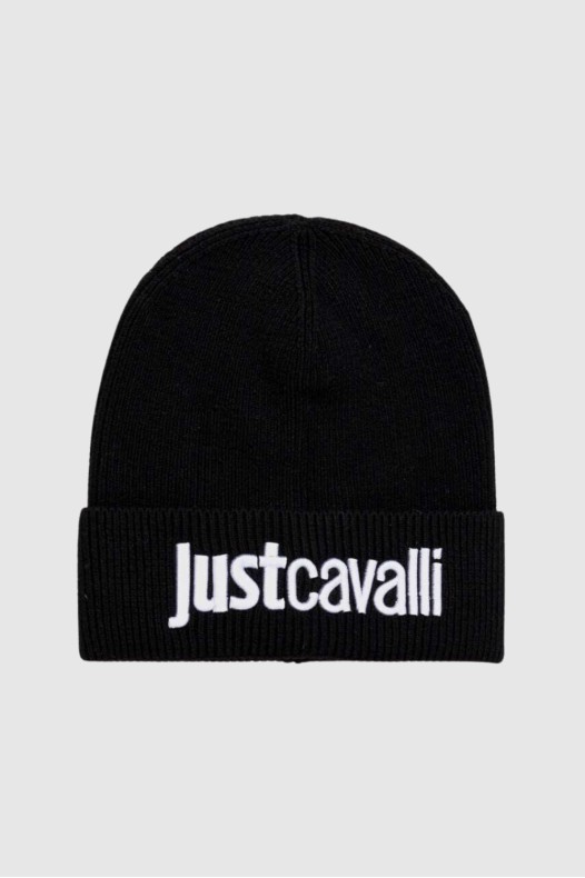 JUST CAVALLI Black cap with...