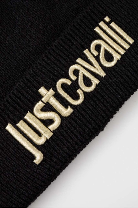 JUST CAVALLI Чорна кепка з...