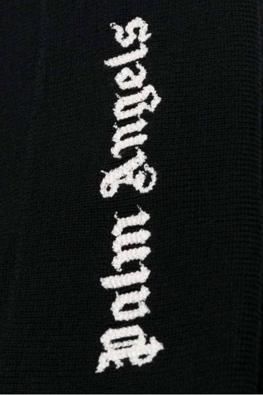 PALM ANGELS Czarna czapka z...