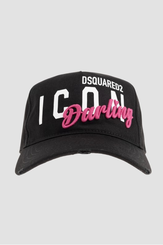 DSQUARED2 Czarna czapka...