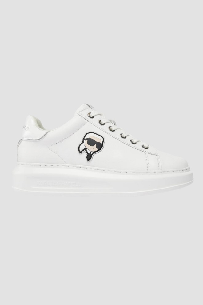 KARL LAGERFELD Białe sneakersy Karl Nft Lo Lace