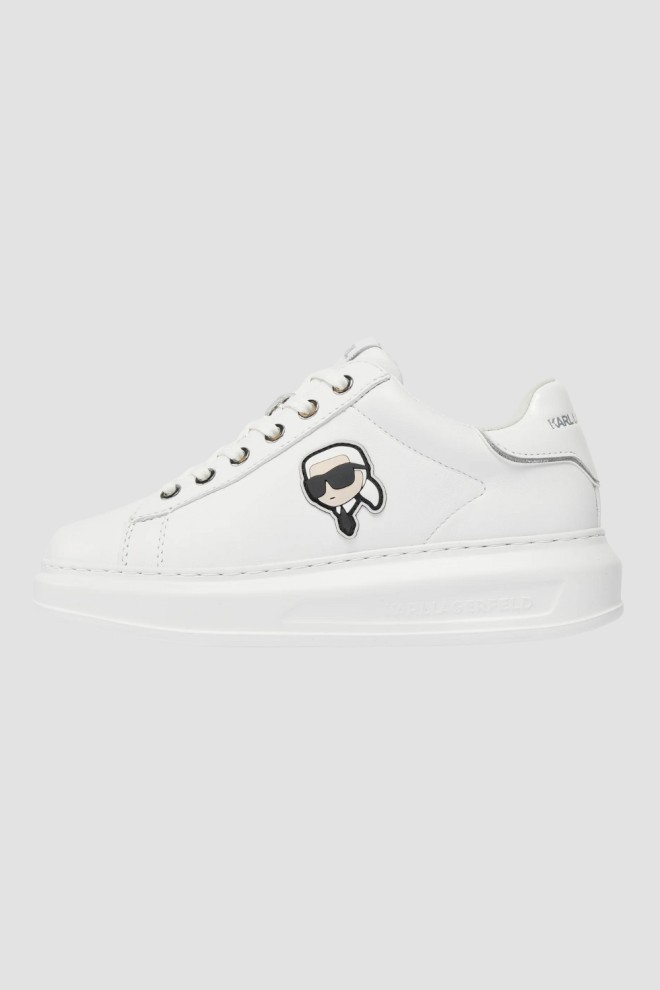 KARL LAGERFELD Białe sneakersy Karl Nft Lo Lace
