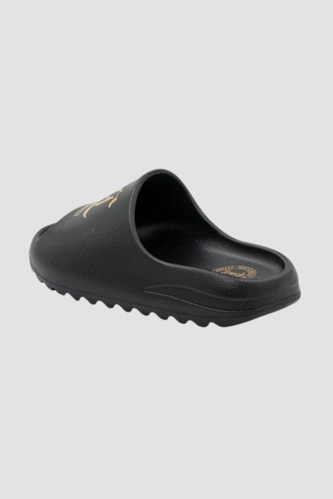 JUST CAVALLI Czarne klapki Fondo Suki