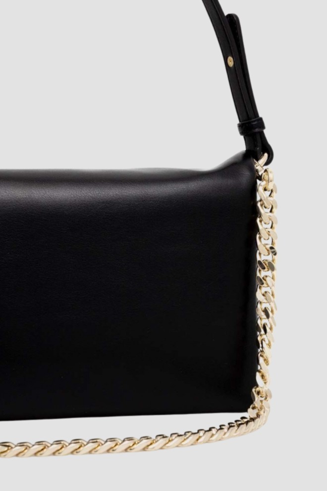 JUST CAVALLI Чорна сумочка з вирізаним логотипом C