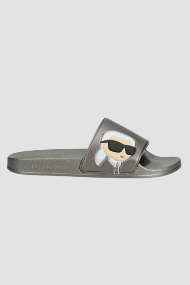 Шльопанці KARL LAGERFELD Silver Kondo Kal Nft Slide