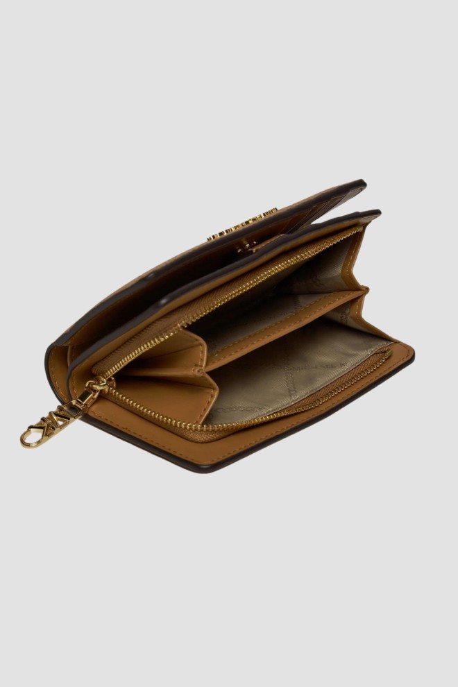 MICHAEL KORS Brown MD Snap Wallet