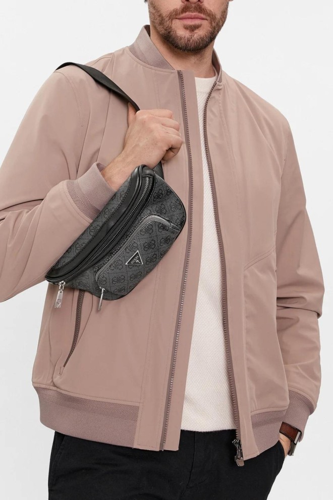 GUESS Gray Milano Compact Sachet