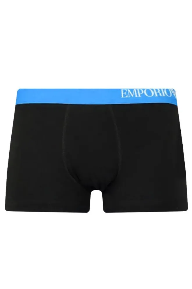 Боксерські труси EMPORIO ARMANI 3 шт. чорна / кольорова гума