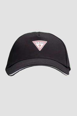 GUESS Czarna czapka z...