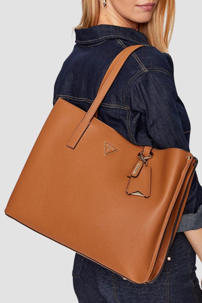 Сумка для покупок GUESS Brown Meridian