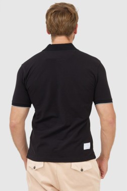 LA MARTINA Czarna koszulka...