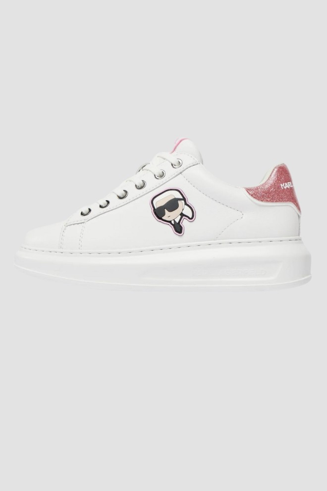 KARL LAGERFELD Białe sneakersy Kapri Nft Lo LaceKARL LAGERFELD Białe sneakersy Kapri Nft Lo Lace