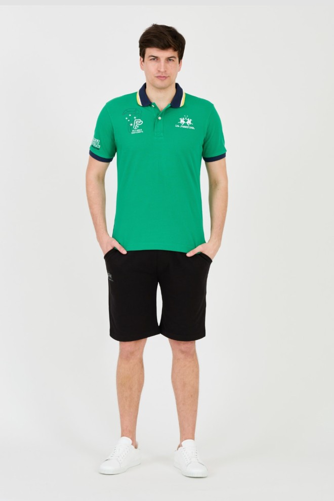 LA MARTINA Zielone polo
