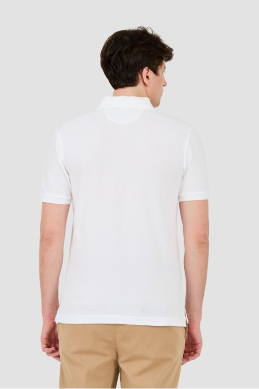 LA MARTINA Białe polo z...