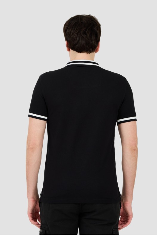Чорне поло з коротким...