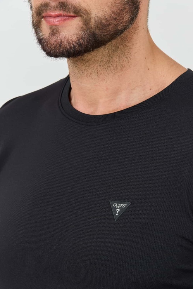 GUESS Black longsleeve New Tech Str T