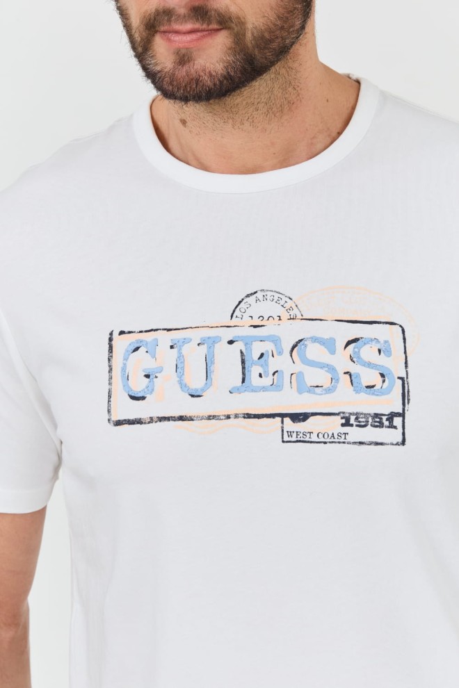 Футболка з логотипом GUESS White Box