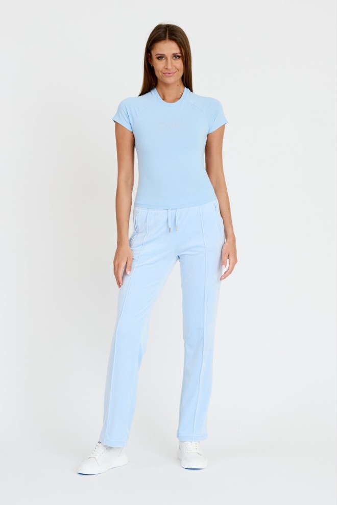 JUICY COUTURE Blue Tina Track Pants