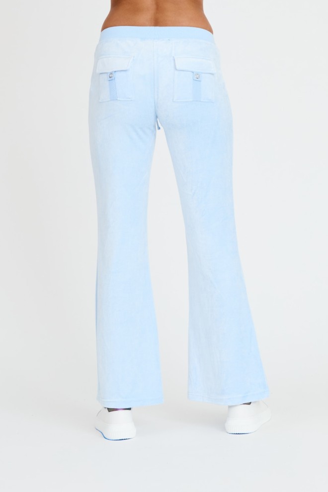 JUICY COUTURE Blue Heritage Dog Crest Kaisa Trackpants