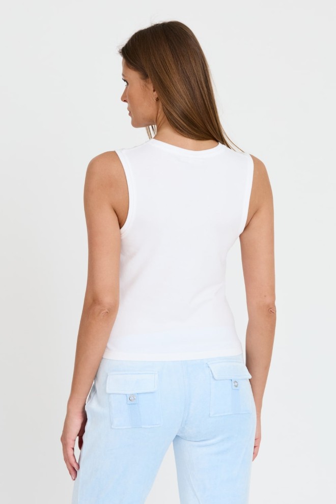 Майка JUICY COUTURE біла Juicy As Hell